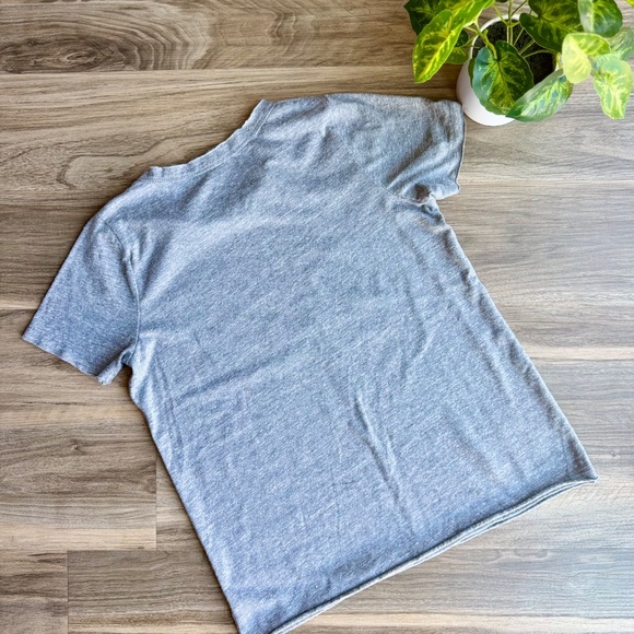 Chaser Graphic Tee “Good Vibes” Gray Blue Rainbow Print Size S - Picture 11 of 11